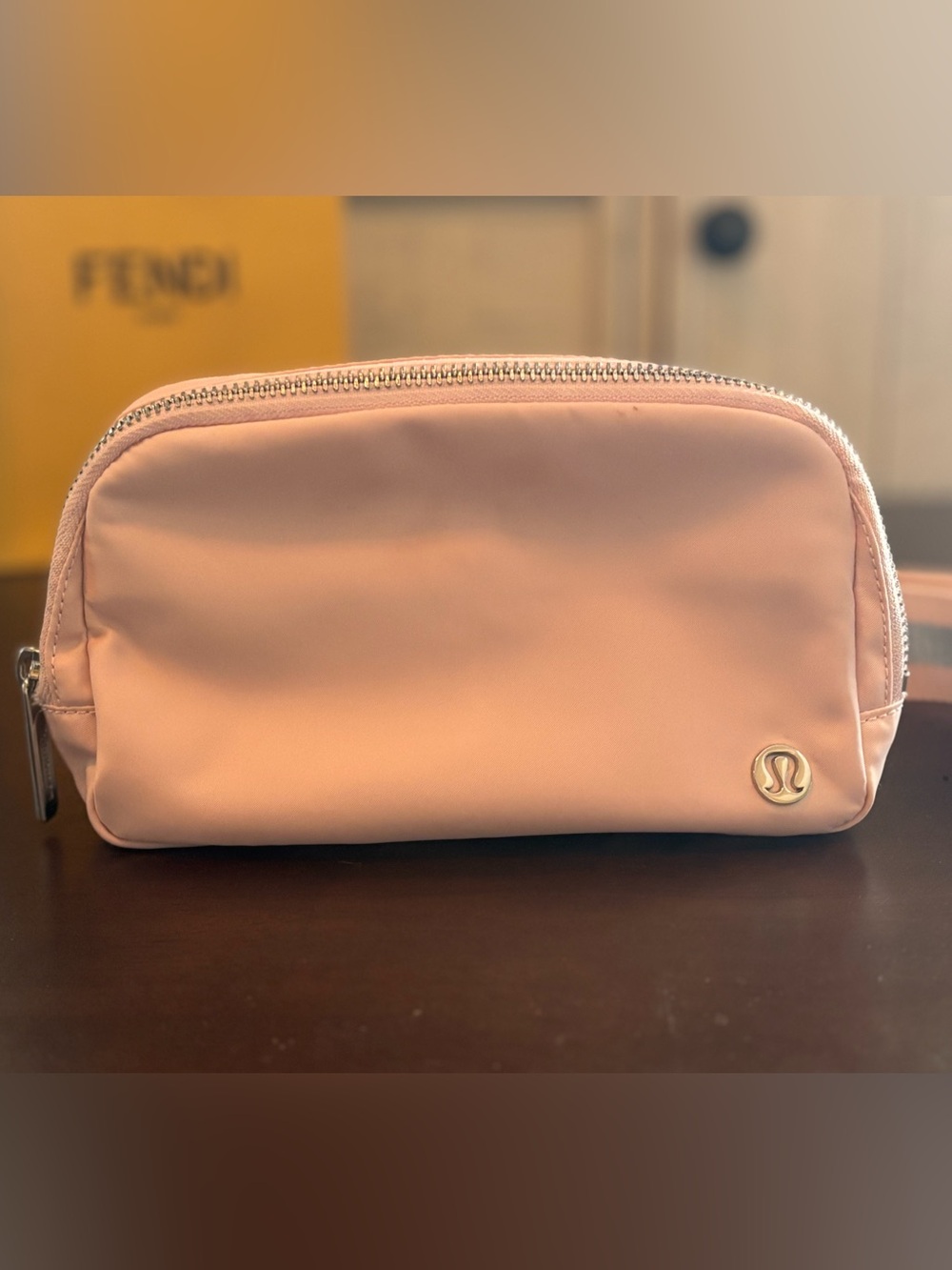 LULULEMON EVERYWHERE BELT BAG, PINK/SILVER *NWT*